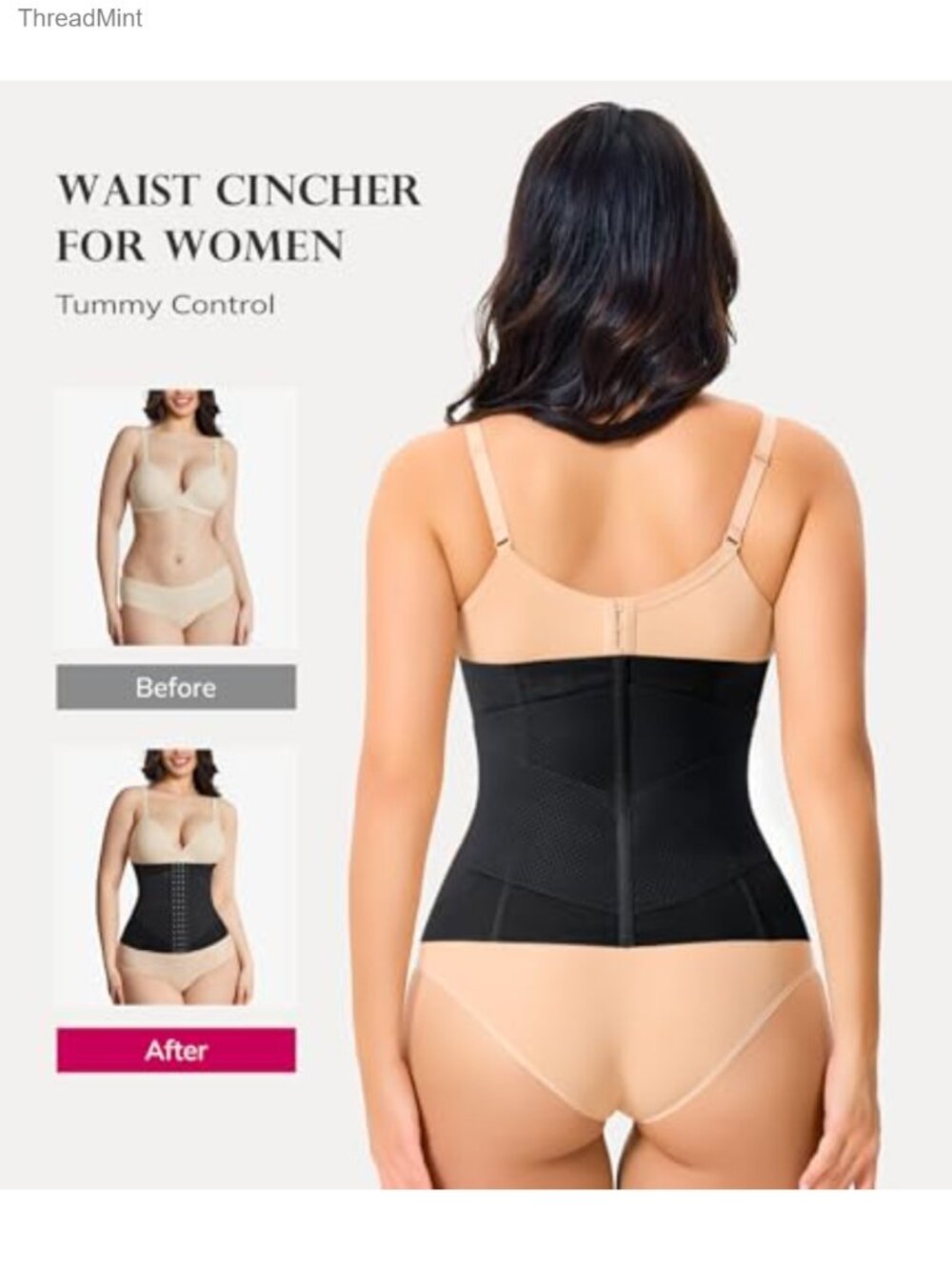 Waist Trainer Corset Shapewear Tummy Control Postpartum Support - Picture 2 of 6